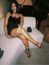 Load image into Gallery viewer, Lux Ostrich Dress