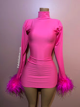 Load image into Gallery viewer, Ostrich bodycon Dress