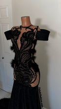 Load image into Gallery viewer, Black Tie Dress