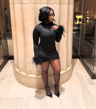 Load image into Gallery viewer, Ostrich bodycon Dress