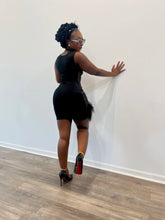 Load image into Gallery viewer, Black Swan Crystal Dress