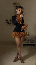Load image into Gallery viewer, Fancy Feather Dress