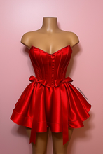 Load image into Gallery viewer, Silk Bow Dress