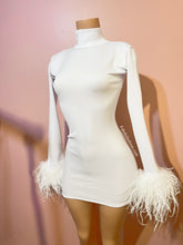 Load image into Gallery viewer, Ostrich bodycon Dress
