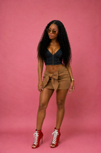Load image into Gallery viewer, Bow Down Mini Skirt

