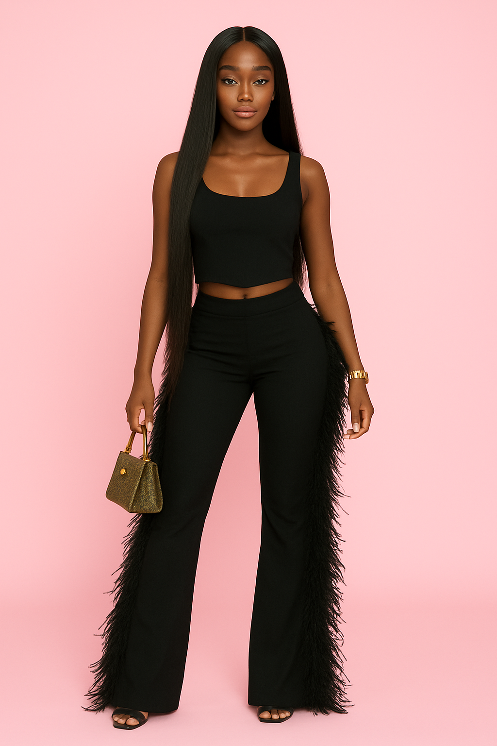 Soft Glam Feather Set