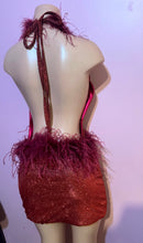 Load image into Gallery viewer, Red Velvet Sparkle Dress
