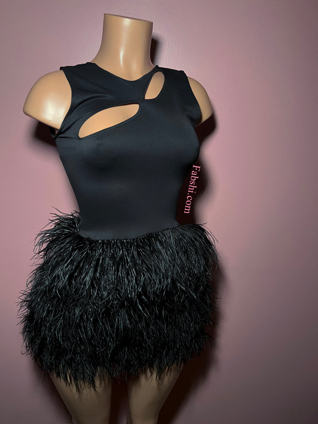 Feather bombshell Dress